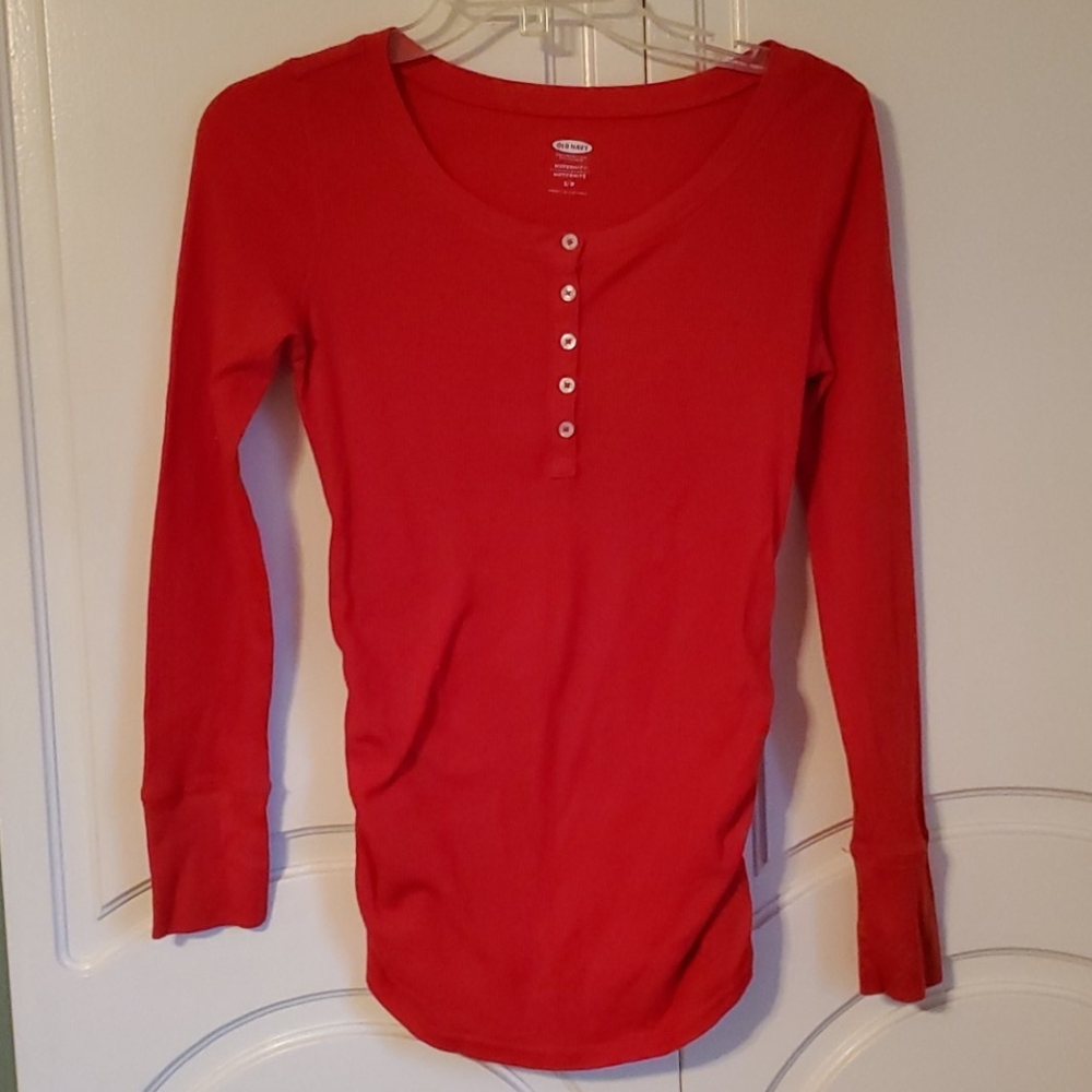 Long sleeve waffled